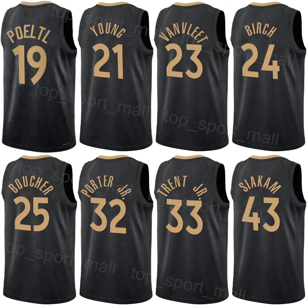 Men's Nike Toronto Raptors No23 Fred VanVleet Black NBA Swingman Statement Edition Jersey