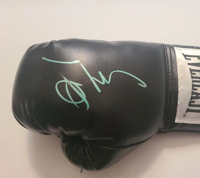 Miguel Cotto Mayweather Pacquiao Hitman Materials Signed Autograph signatured Autographed auto boxing gloves