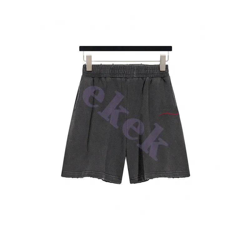 Projete a marca de moda de luxo masculino shorts de luxo de bordado de coque de luxo Padr￣o de cinco pontos Pontos High Street Casual Sports esportivos pretos pretos