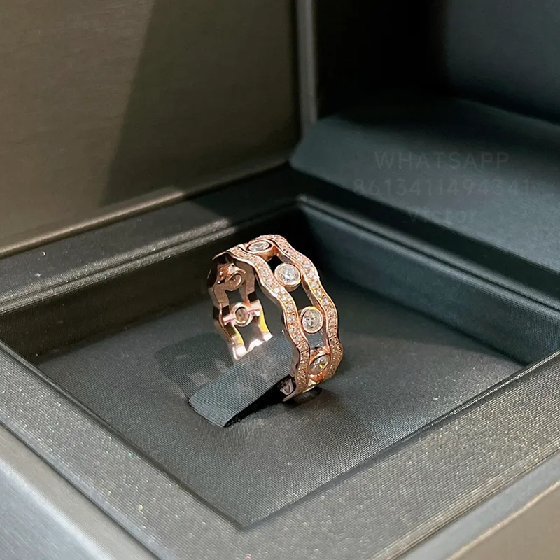 Messii ka ringen voor vrouwelijke ontwerper goud vergulde 18k sterling zilvergrootte 6 7 8 mode klassieker stijl hoogste aanrechtkwaliteit nooit fade cadeau voor vriendin 003