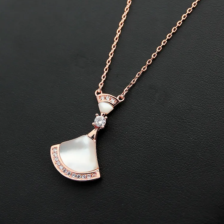 47cm white shell necklace for womenlove necklaces & pendants fashion choker necklace women men Lover neckalce jewelry gift