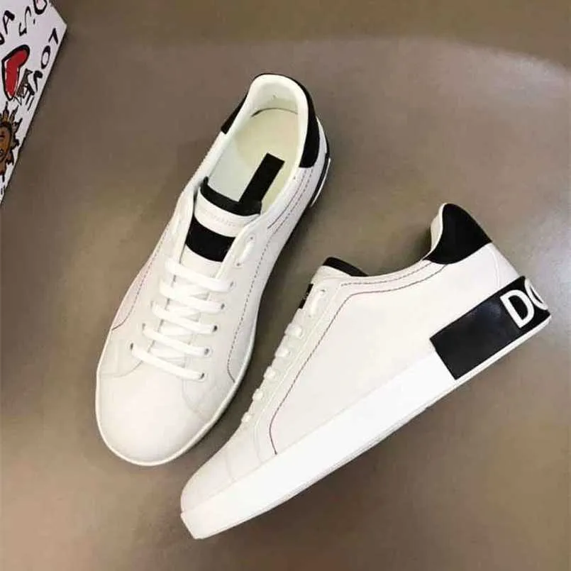 Luxury 23S/s Calfskin Nappa Man Sneakers Shoes White Black Leather Trainers Famous Brands Comfort Outdoor Trainers Men's Casual Walking EU35-46.BOX {Category} UC5V