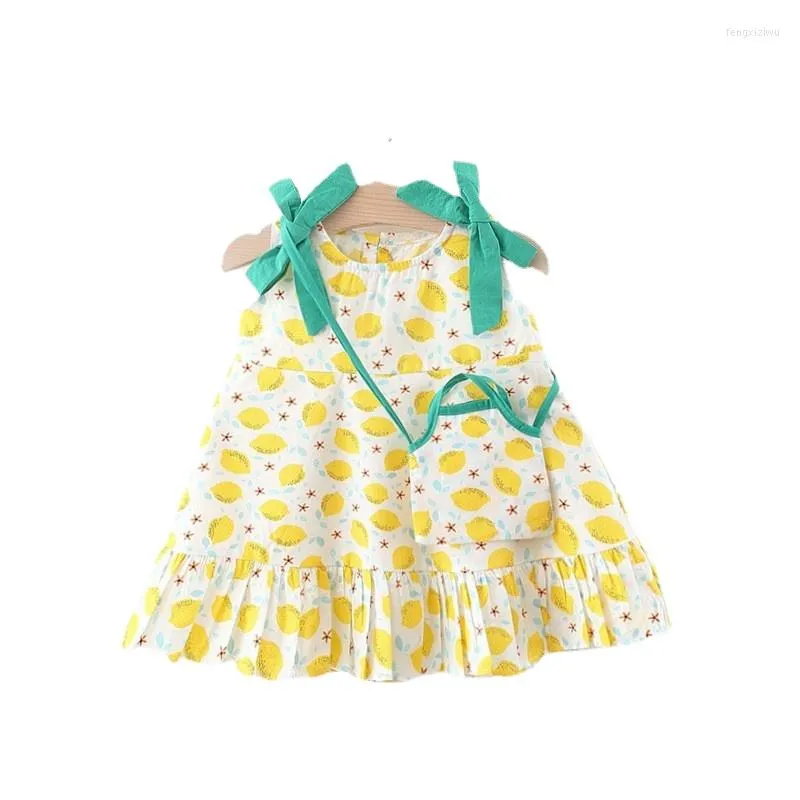 Vestidos de menina bebê vestido de princesa de verão coreano