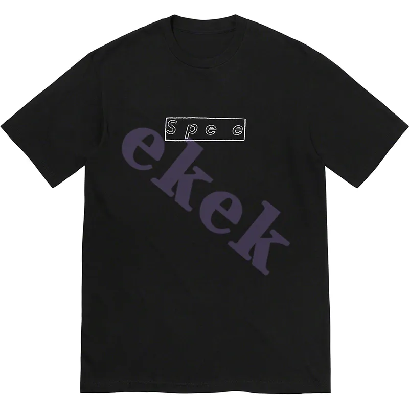 Дизайн роскошной модный бренд мужская футболка мел, полая буква печати с коротки