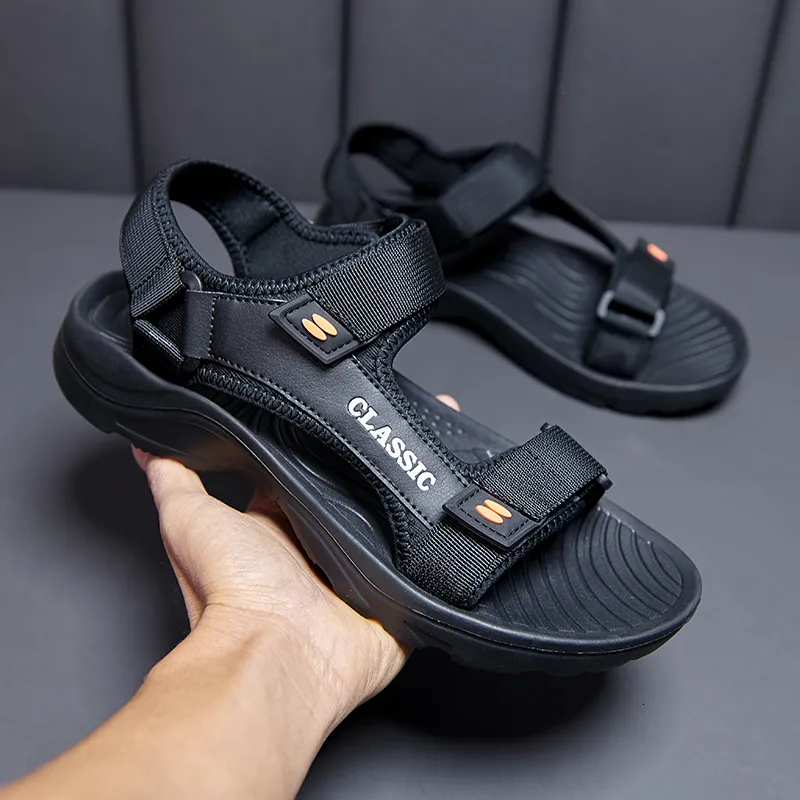 Sandals Men Summer Leisure Beach Holiday Shoes Outdoor Male Retro Comfortable Casual Sneakers 230220