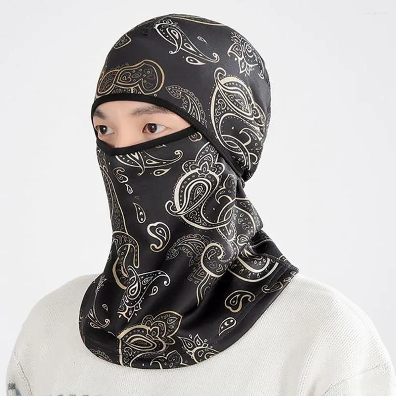 Bandanas Thermal Head Cover Bekväm vinterbalaclava hals ansikte varmare hatt vindtät snabbtorkning för sport ridning löpande skidåkning