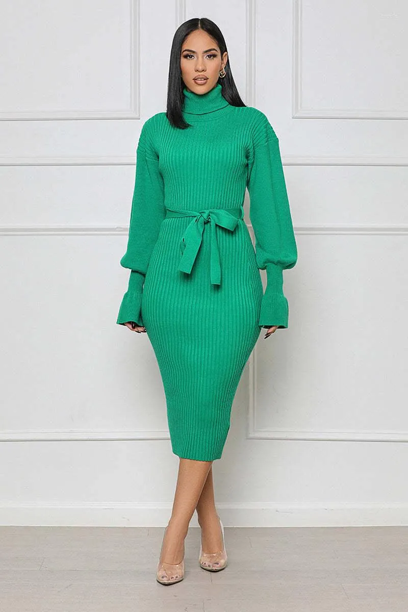 Women's Striped Sweater Dress 2024 - Long Sleeve Bodycon Knit Maxi Dress For Fall Winter