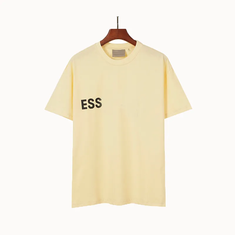 Fashion ESS T shirts Crew Neck Casual T-shirts Men Women Tops Leisure Style Summer Short Sleeve Letter Shirts 3XL 4XL