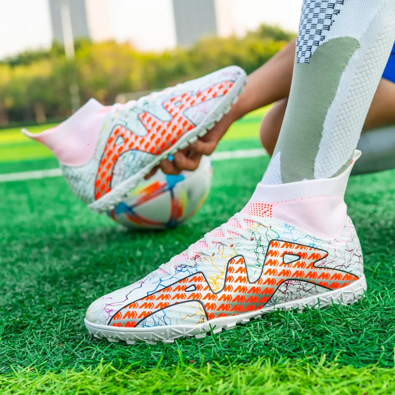 Botas de fútbol sin encaje para hombre, zapatos de fútbol para