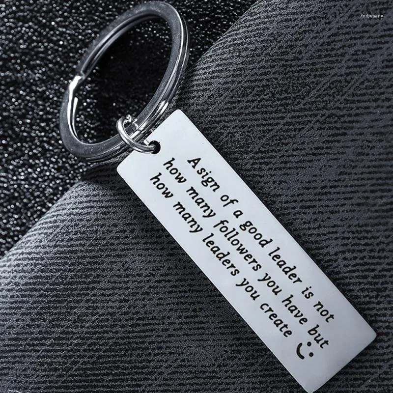 Keychains Key Chain Gift Mentor Gifts A Sign Of Good Leader Is Not How Many Followers You Have Inspired Supervisor Keychain