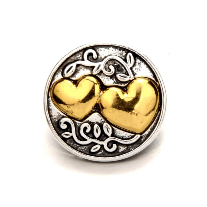 Clasps Hooks Metal Heart Star Tortoise Shape Snap Button Jewelry Findings 18Mm Snaps Buttons Diy Earrings Necklace Bracelet Jewele Dhco4