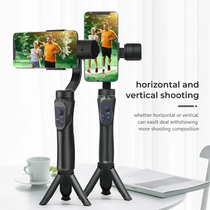 S5 3 Achsen Handheld Gimbal Stabilisator für Smartphone Kamera Videoaufzeichnung Gesichtsverfolgung, 3 Achsen Gimbal Stabilisator für Smartphone Vlog  Youtuber Live Videoaufzeichnung