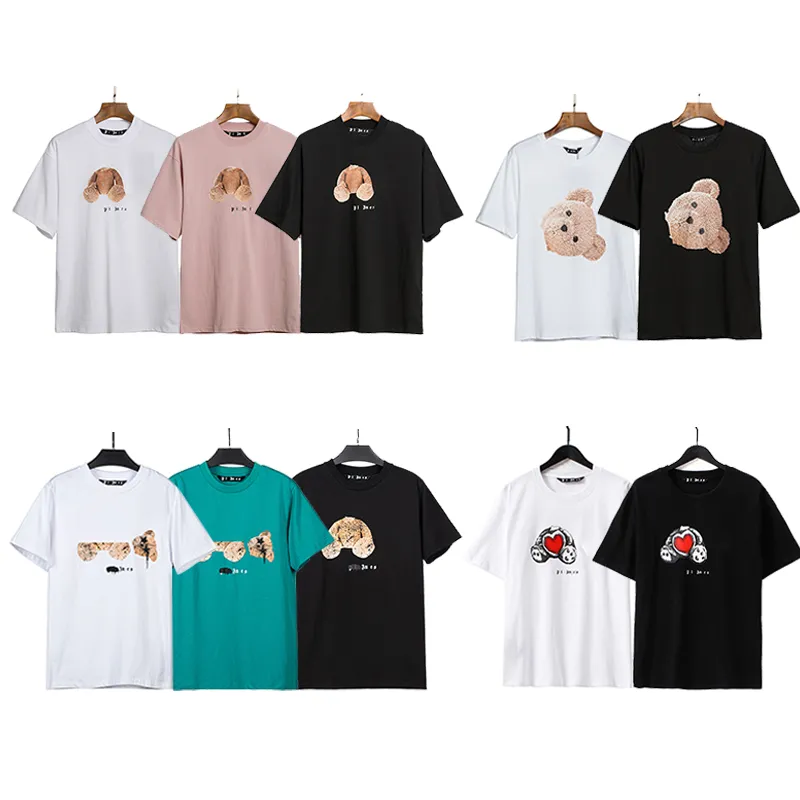 Designer PA T-Shirt, Luxus-T-Shirts, bedruckte Palmen-T-Shirts für Herren und Damen, Winkel, kurzärmelig, lässig, Rundhalsausschnitt, Tops, Kleidung