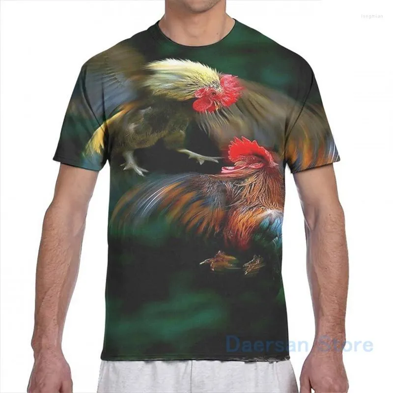 Herren T-Shirts Pelea De Gallos (Hahnkampf) Männer T-Shirt Frauen All Over Print Mode Mädchen Shirt Jungen Tops T-Shirts Kurzarm T-Shirts