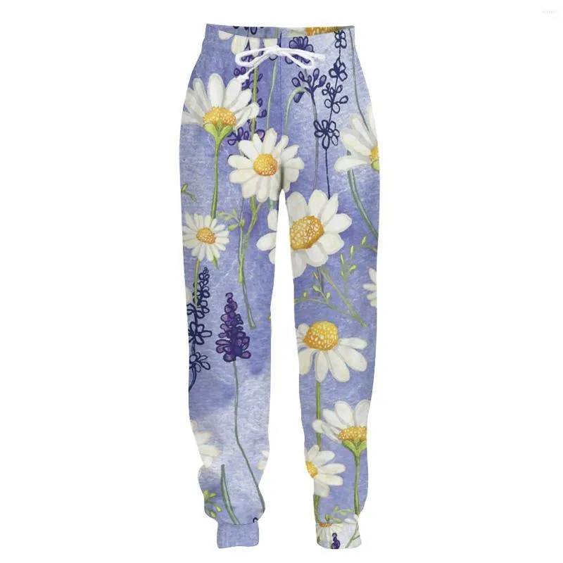 Herenbroek jumeast jogger casual joggingbroek baggy heren wit chrysanthemum rechtstreeks voor mannen streetwear y2k tracksuit broek