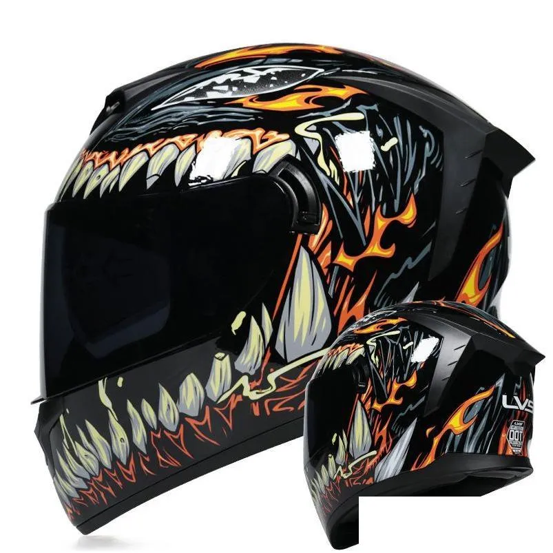 Motorcykelhjälmar hjälm fl ansikte cross cykel racing casco para moto mopeds spår casque atv enduro säkerhet capacete de drop delive dh5fr