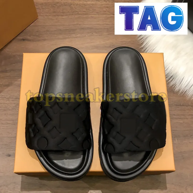 Zapatillas Piscina Almohada Zapatillas planas para hombre mujer Zapatillas diseñador para hombre Sandalias para mujer sandalia Pisos tobogán de playa lujo hombres toboganes Confort en relieve verano J230525