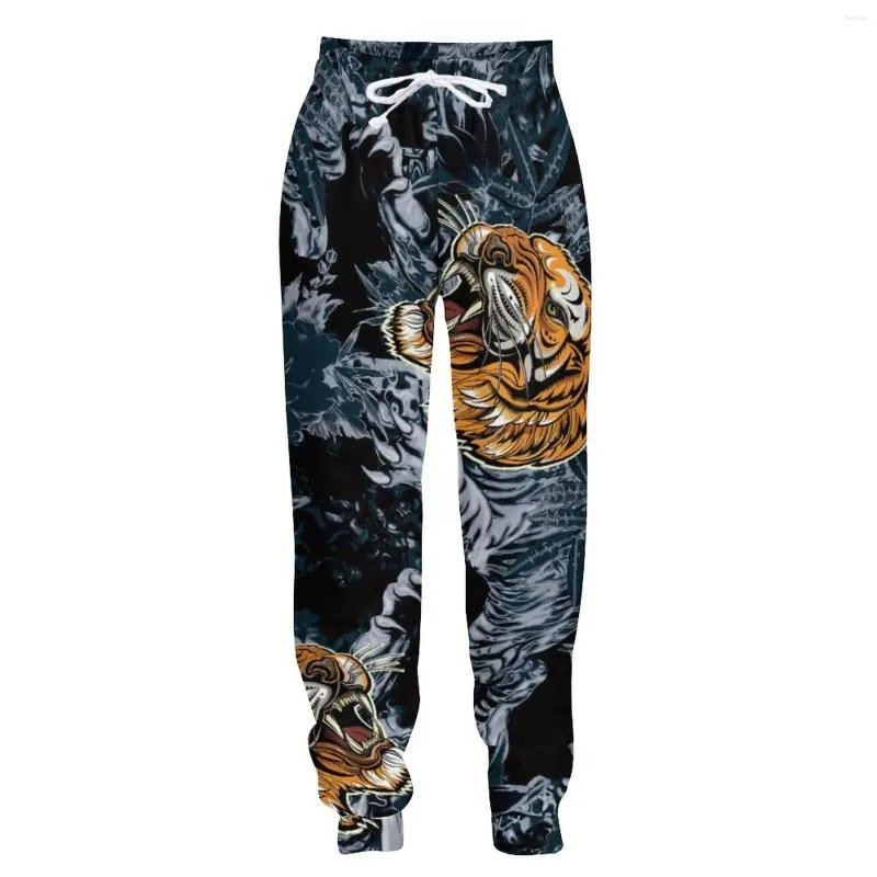 Pantalons pour hommes Jumeast Y2k Casual Mens Baggy Cartoon Graffiti Survêtement Pantalon Pantalon droit Hommes Pantalons de survêtement Mode Streetwear Vêtements