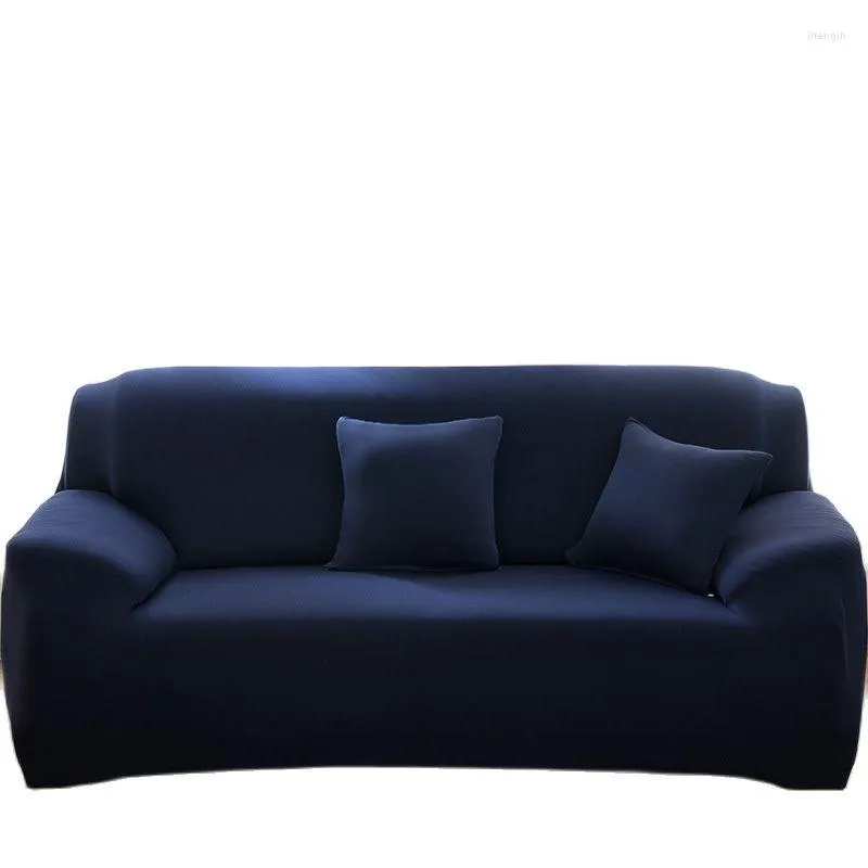 Housses de chaise YMJTEX moderne couleur unie canapé Polyester Stretch 1/2/3/4 places housse de canapé pour salon housses universelles