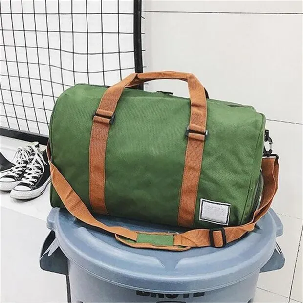 Mode luxe mannen dames canvas reistas duffle tas bagage handtassen nieuwe ontwerpers grote capaciteit buiten sporttassen 272T