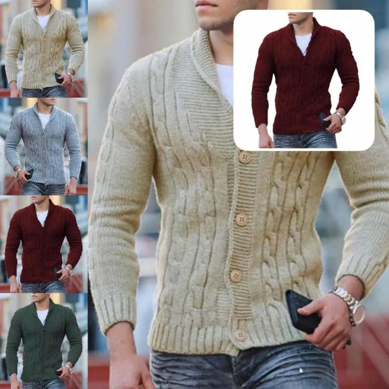 Heren truien wintertrui elastische herfst rek alle match trendy vrije tijd pure color heren sweatermen's