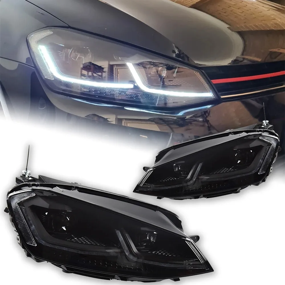 VWゴルフのLEDヘッドライト7.5 20 13 20 20ゴルフ7ヘッドライトDRL