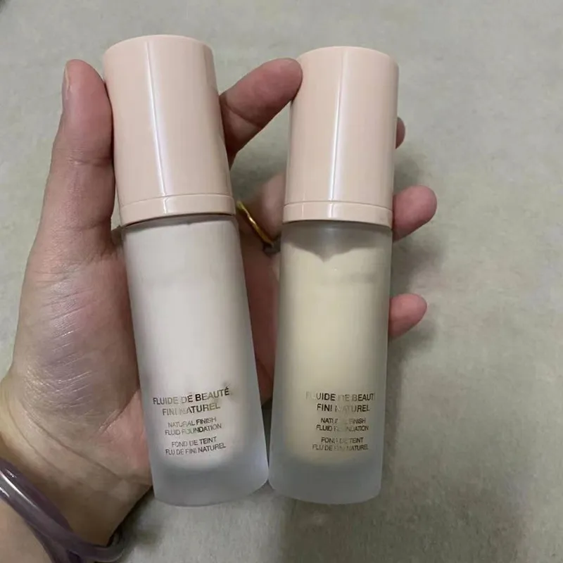 Brand_hall Natural Finish Fluid Foundation Fluide de beaute 30 ml fond de teint maquillage 110c # 120n # livraison DHL