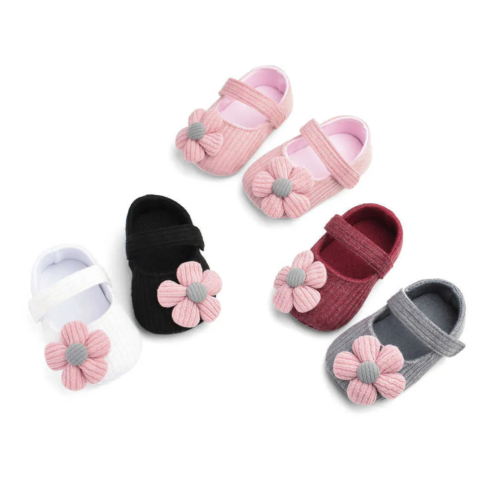 0-18M automne printemps nouveau-né filles Crochet bébé chaussons premiers marcheurs enfant en bas âge chaussures en gros