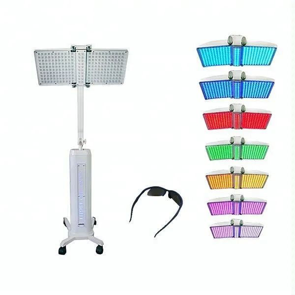 Colorful Salon Use PDT Machine LED Light Therapy Facial Neck Mask Skin Whitening Acne Removal Treatment Beauty Device