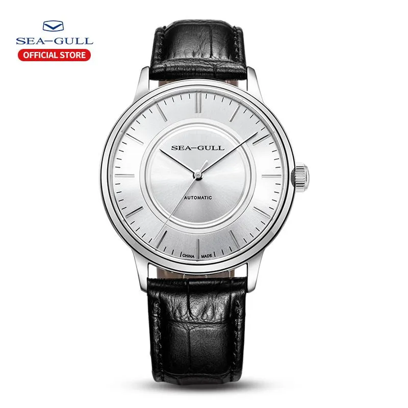 Armbandsur Seagull Mechanical Watch Men Automatic 50m vattentätt varumärke Självlindande män 819.22.6060