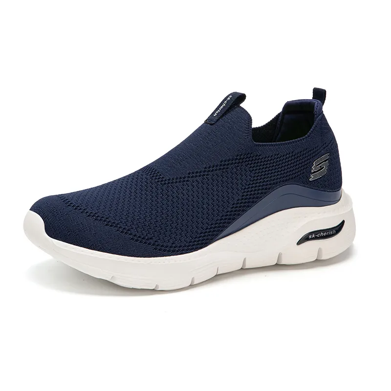 2023 Unisex Slip On Running Shoes In Black, Blue, Grey, And White