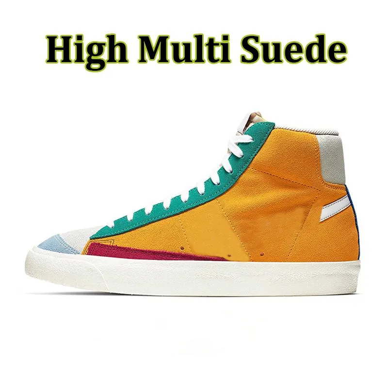 Blazer mid top vintage suede multicolor