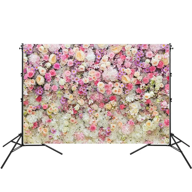 パーティーの装飾POスタジオ背景花の壁の壁の壁の壁の背景結婚式の小道具150x210cm