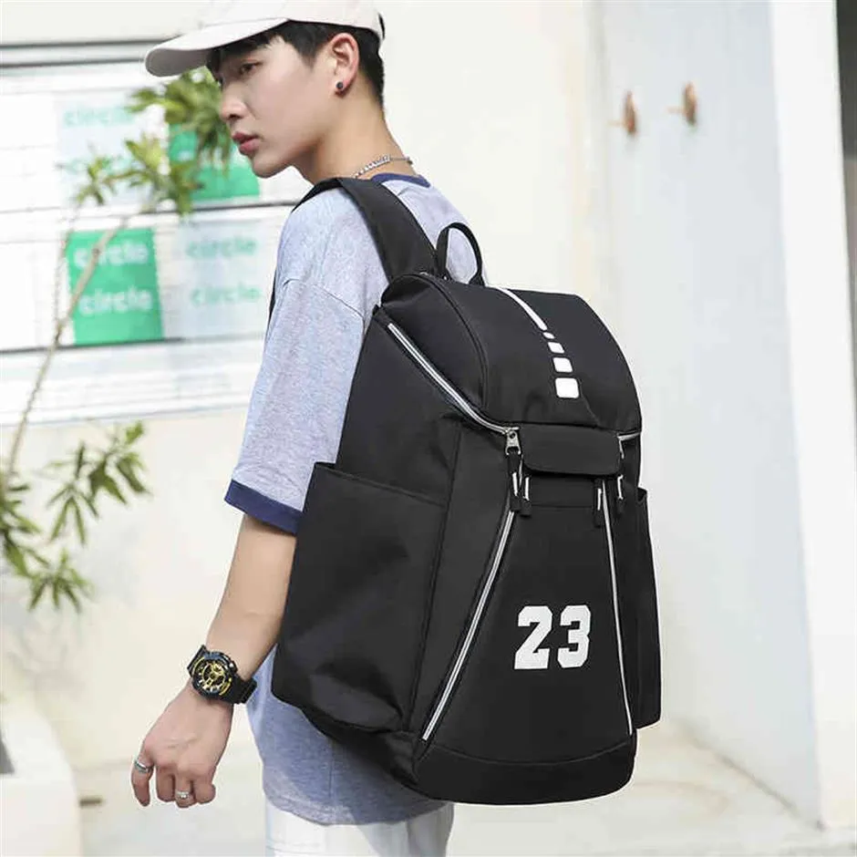 Fashion Backpack Male Student Bag Basketball Outdoor Sports Personalized Backpack Travel Mountaineering263j