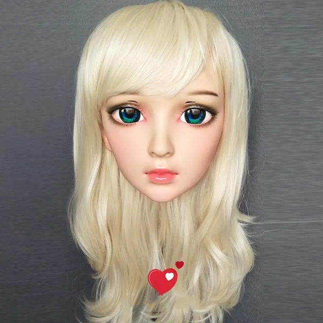 أقنعة الحفلات (YA-01) GURGLELOVE أنثى فتاة حلوة راتنج نصف رأس Kigurumi BJD Mask Cosplay دور أنيمي الياباني لوليتا كروسدرس دمية