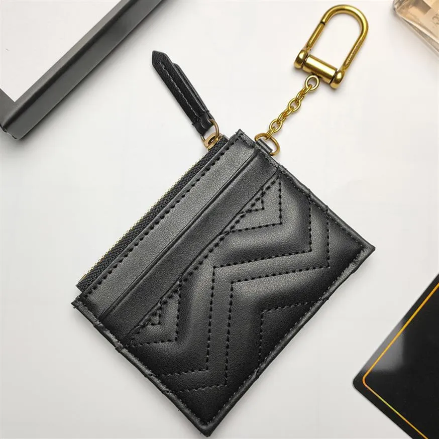 Designed Marmont Card Holder Brand Wallets AS Key Chain Decoration Zipper Coin Purse #627064 item230Z