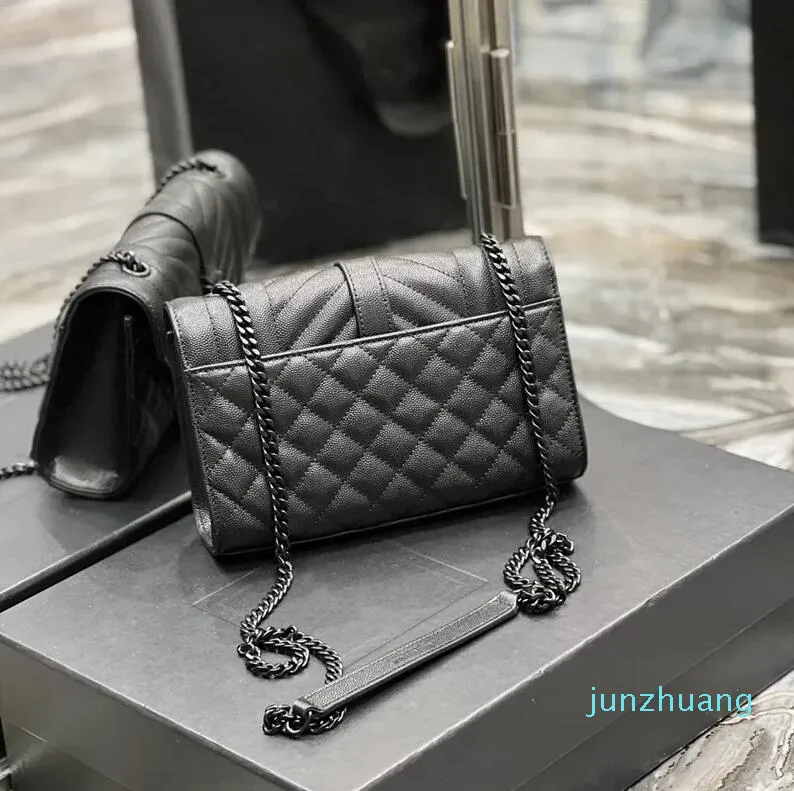 2023 Designer de mode Femme Sac fourre-tout Femmes Sac à bandoulière 14 Bourse Enveloppe Petite chaîne de corps en cuir véritable de haute qualité Sacs à main Sac à main