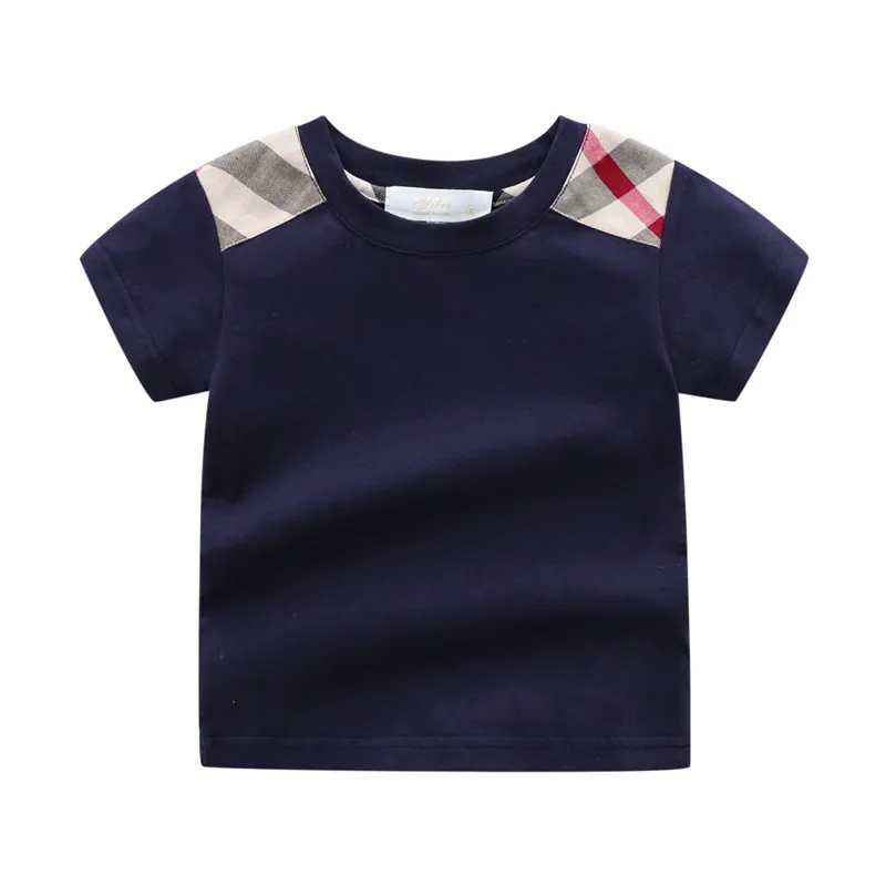 Комплекты одежды, футболка с короткими рукавами для мальчиков и девочек, милая детская одежда, хлопковые футболки для малышей, летние футболки в полоску для малышей 230220