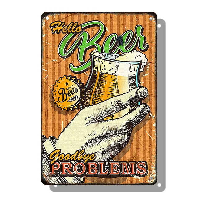 Metall-Blechschild 'Dad's Bbq' – 20,3 X 30,5 Cm, Vintage-Deko Für Garten, Bar Oder Küche
