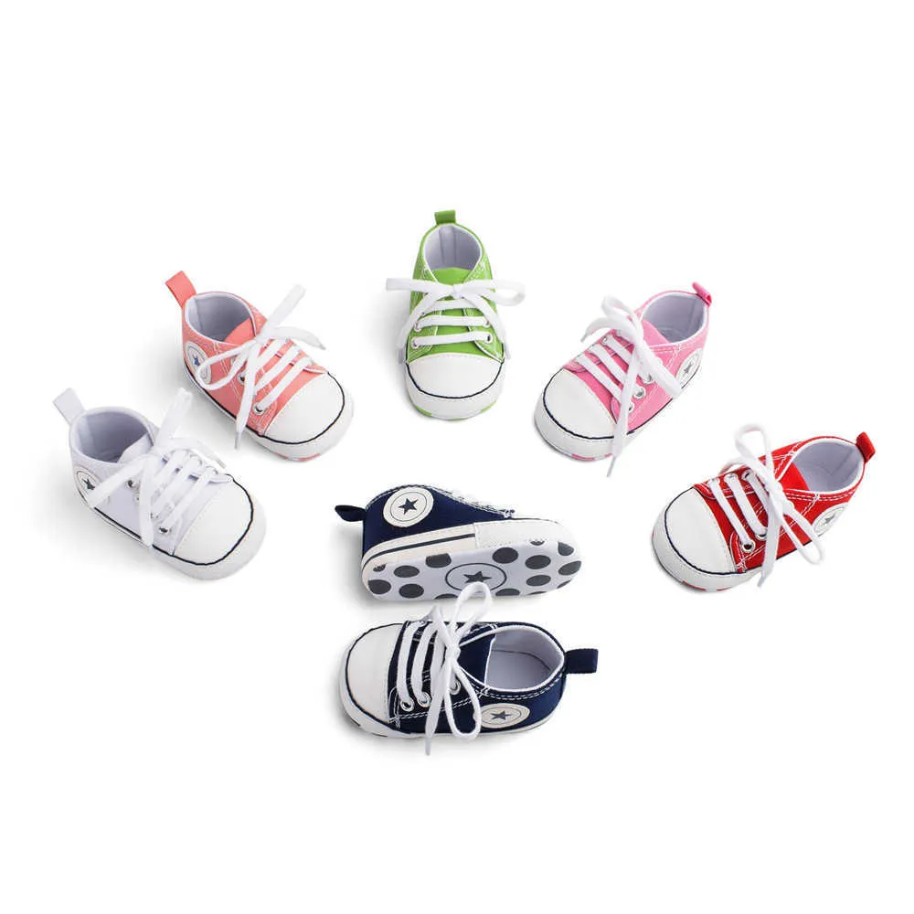 0-18m Toddler Autumn Spring Nowonarodzone chłopcy dziewczęta pu skóra Moccasins cekin First Walkers buty dla niemowląt hurtowe