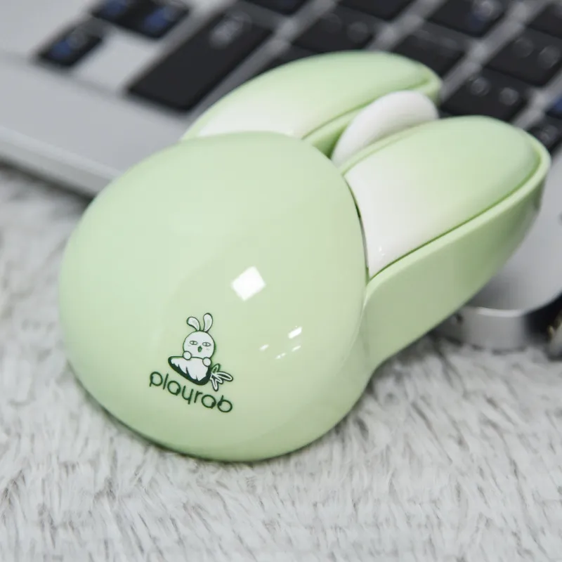 Mofii Skyscraper M6 Mice Rabbit Fairy Mouse Wireless 2.4G Office Mini Hare Animal Year Creative Cartoon Bunny Mouse