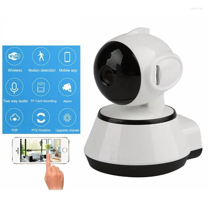 Mini Wi -Fi Wireless CCTV Home Security HD 720p Câmera IP P2P Visão noturna IR Vigilância