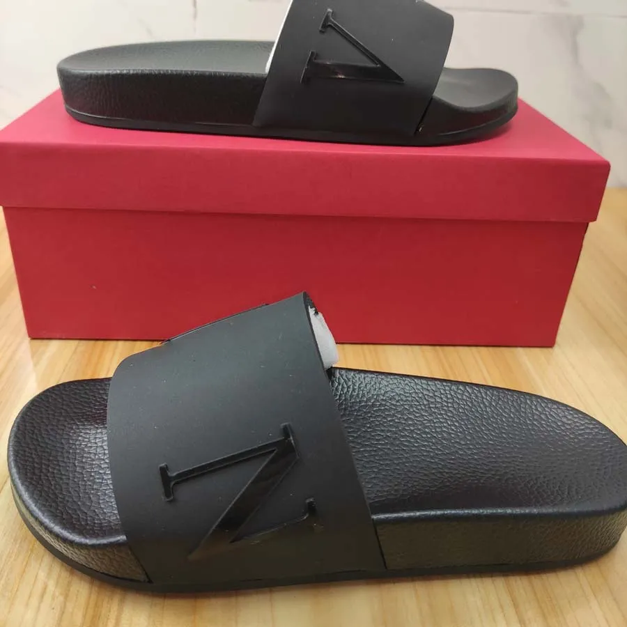 Tofflor Sandaler Slide Hög kvalitet Snygg Slipper Mode Klassiker Sandal Dam Slipper Platta skor Slide house lättviktssandal