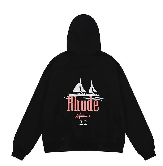★送料・関税込み★【Rhude】ジップアップ スウェットシャツ RHUDE ハーフジップ スウェットシャツ | レッド | FARFETCH JP