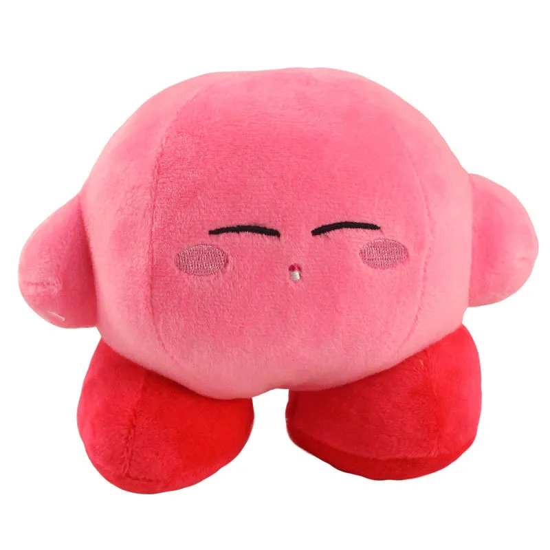 Cute Animation Star 15cm Kirby Plush Doll Toys Around Cartoon Bag Pendant Holiday Gifts E08
