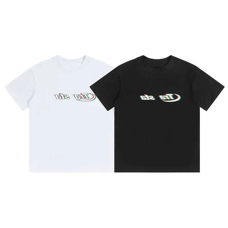 デザイナーTシャツトラップスタープリント半袖夏ハイストリート