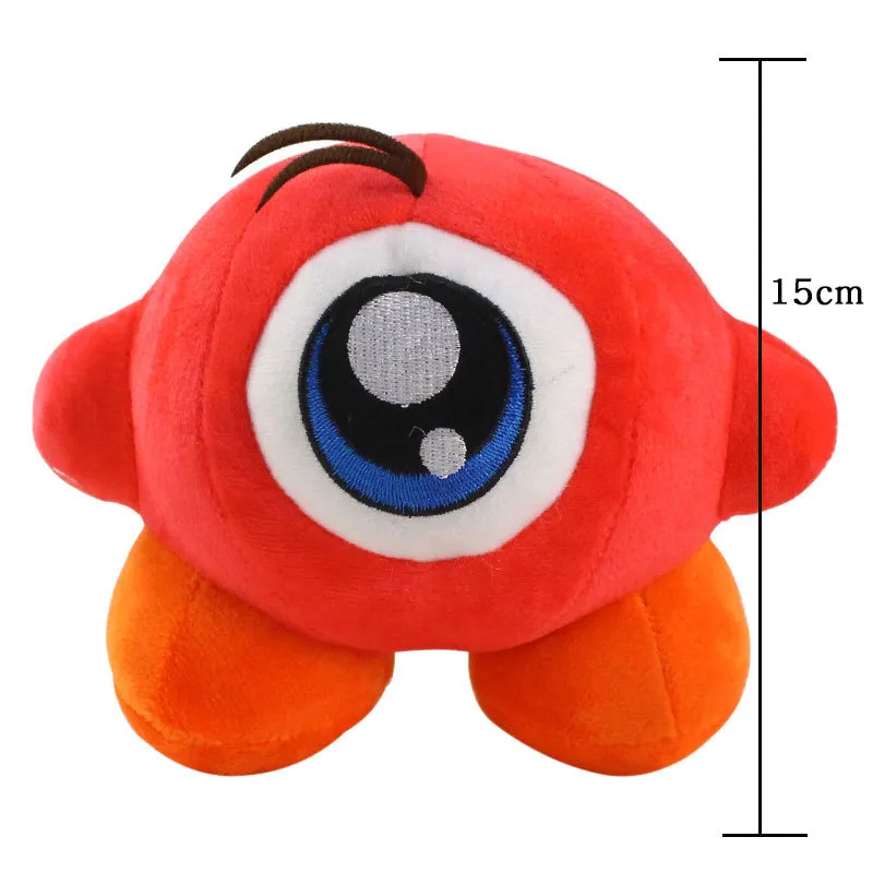 Cute Animation Star 15cm Kirby Plush Doll Toys Around Cartoon Bag Pendant Holiday Gifts E08