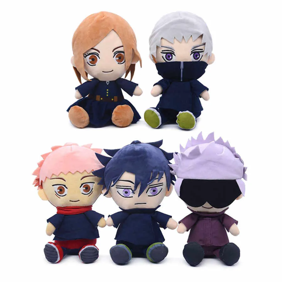 Jujutsu Kaisen Ny Cosplay Plysch Gojo Fushiguro Itadori Inumaki Anime Soft Speical Kawaii Doll Collection Fans Present