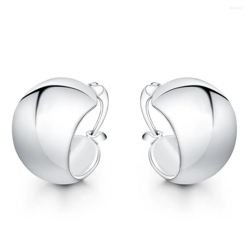 Çember Küpe 925 Gümüş Kaplama Taobao Klasik Takı Kore Moda Kemeri Dekorasyon için Yuvarlak 2023