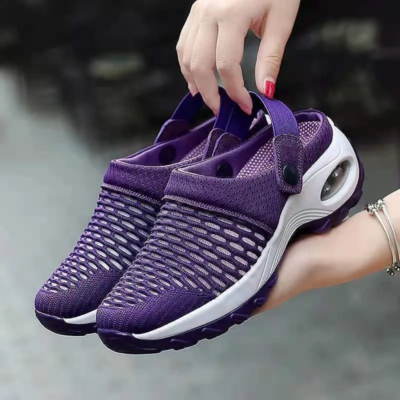 Sandals Women Shoes Casual Increase Cushion Nonslip Platform Sandal For Breathable Mesh Outdoor Walking Slippers 230221